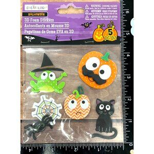 Creatology Halloween Foam Stickers spider pumpkin witch 276756 Embellishment
